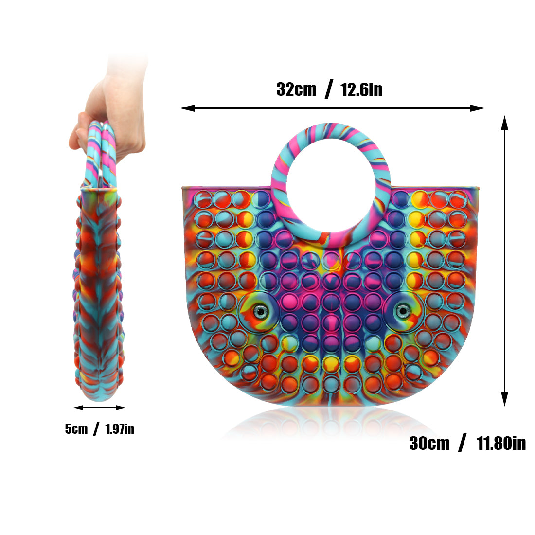 Handbag Toys Latest Pop Bubble Ladies Handbag Wallet Pop Bag Fashionable for Shopping Toys for Girls Pop Game Sensory Toy Handbags.