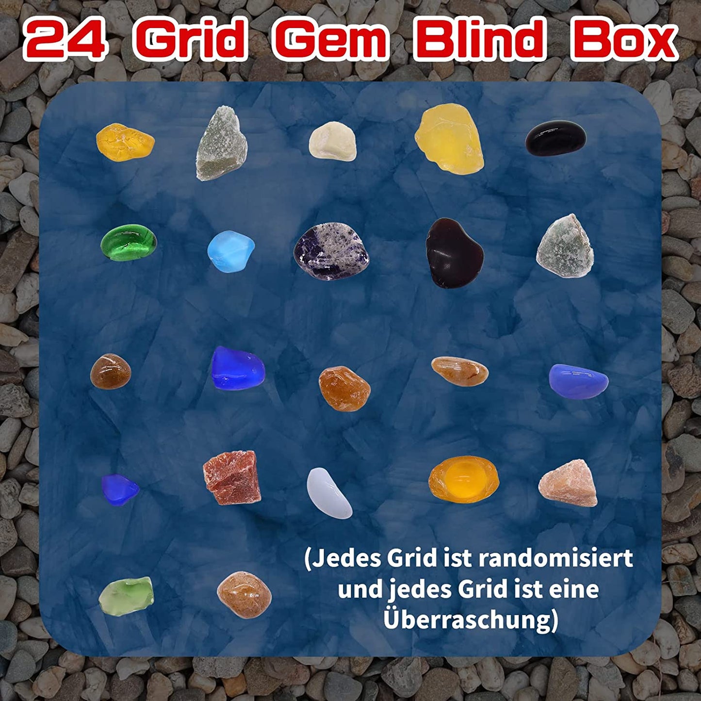 Advent Calendar 2022 for Crystals 24 Days Christmas Advent Calendar Countdown Surprises - Natural Gemstones the Best Gift for Children