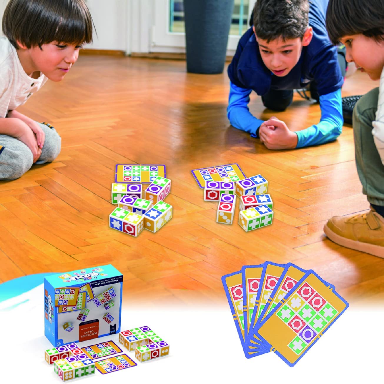 Matchings Puzzle Board Game Toys - New Puzzle Building Cubes Games - Match Game Uzzle Game for Children's Logical Thinking Training