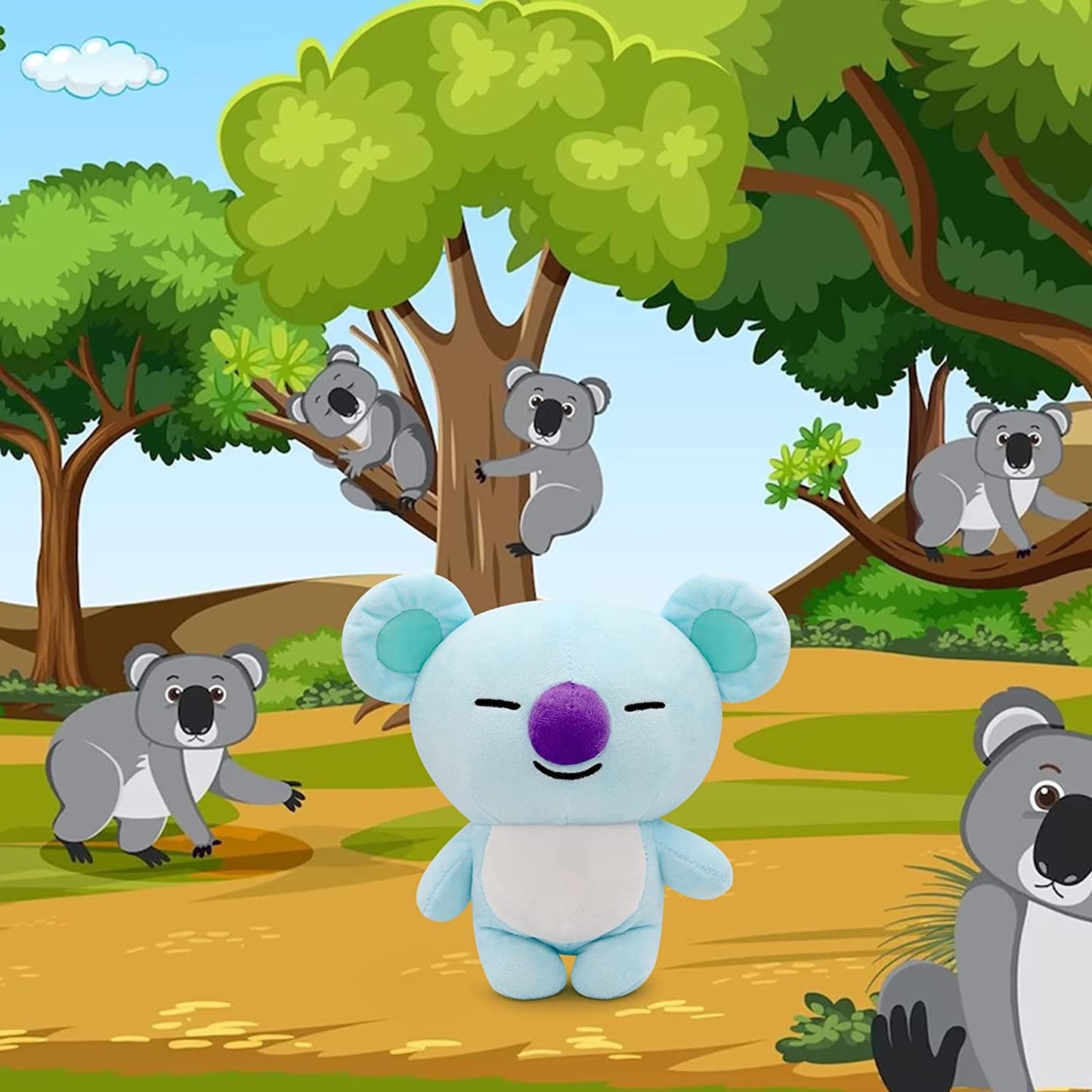 Koala Plush Pillow, Koala stuffed animal Toy, Cute Plush Koala Doll, Kawaii Stuffed Koala Plush Toy for Kids Girls Boys Birthday