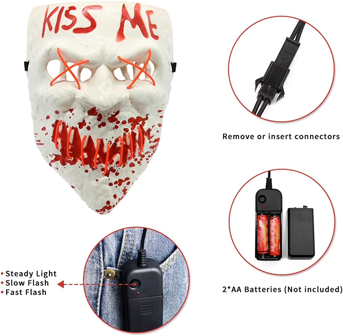 Halloween Mask Creepy Mask Realistic Halloween Mask Halloween Full Head Skull Latex Helmet Cosplay Party Props