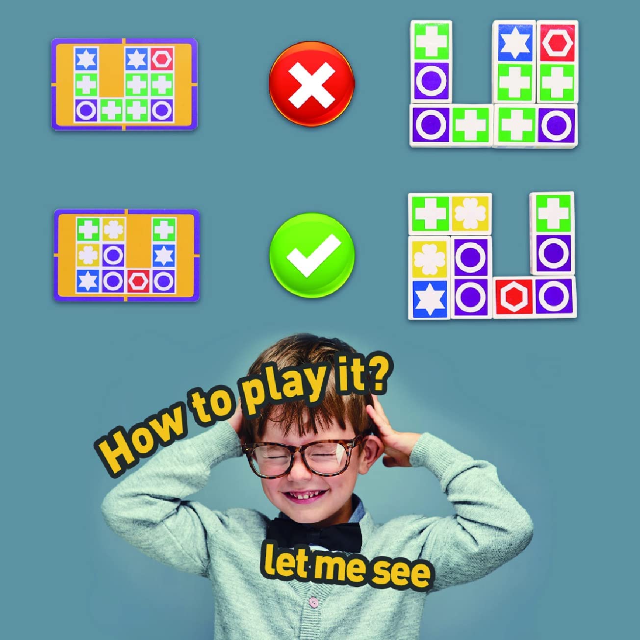 Matchings Puzzle Board Game Toys - New Puzzle Building Cubes Games - Match Game Uzzle Game for Children's Logical Thinking Training