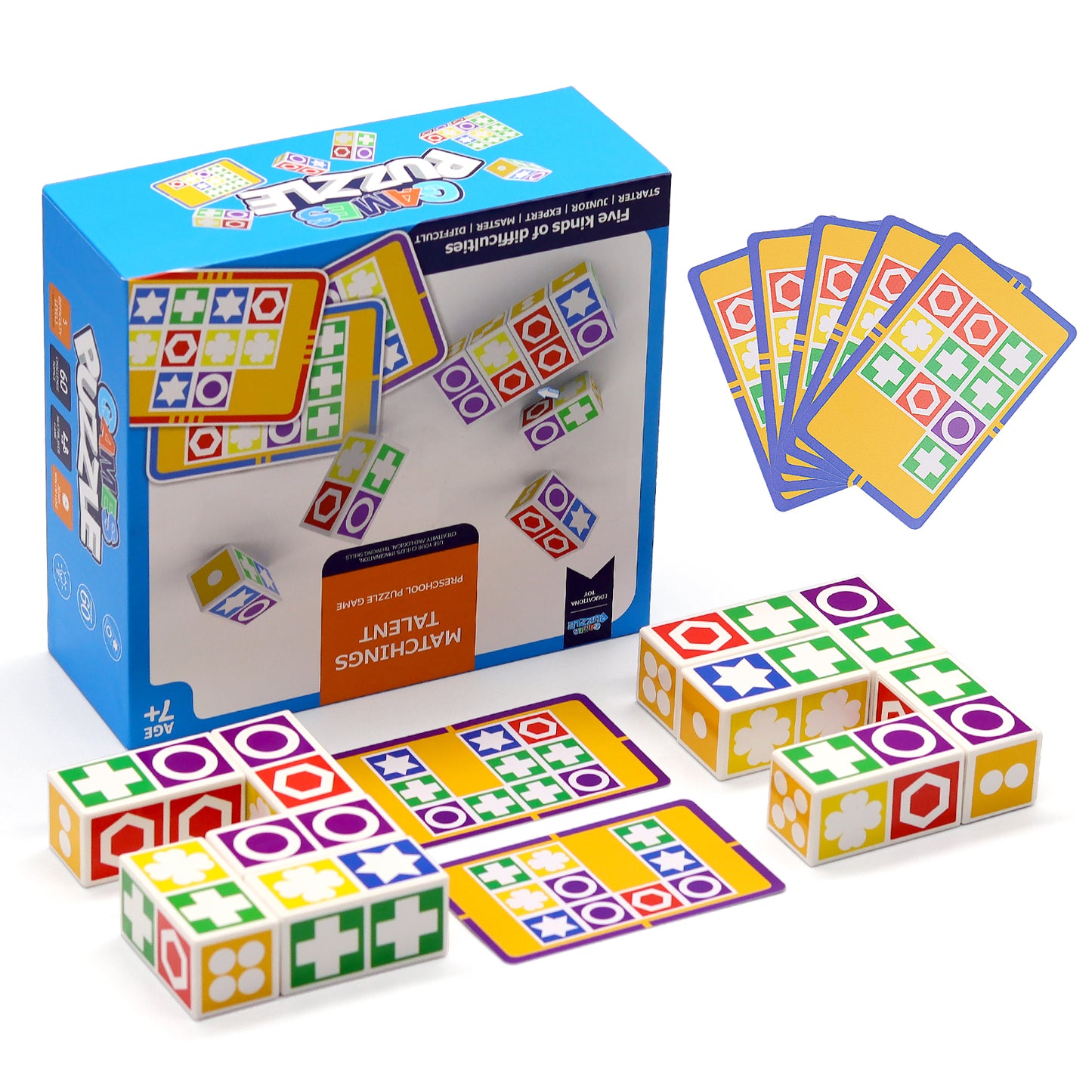 Uzzle Game from New Wave Match Puzzle Games Matching Game Puzzle Toys Parent-Child New Puzzle Games Blocks Matching Game by New Wave Match Game New Games The Puzzle Game (Plastic Material)…