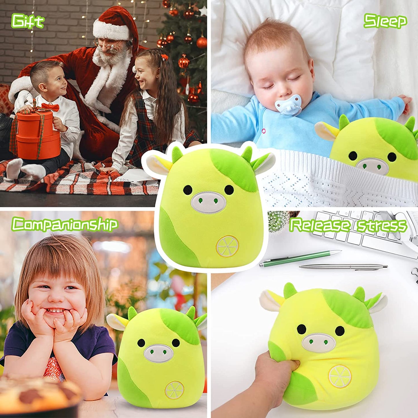 Lemon Cow Plush, Cow Plush Toy, Plush Toy, Lemon Cow Plush, Soft Plush Cow Doll, Gift for Children