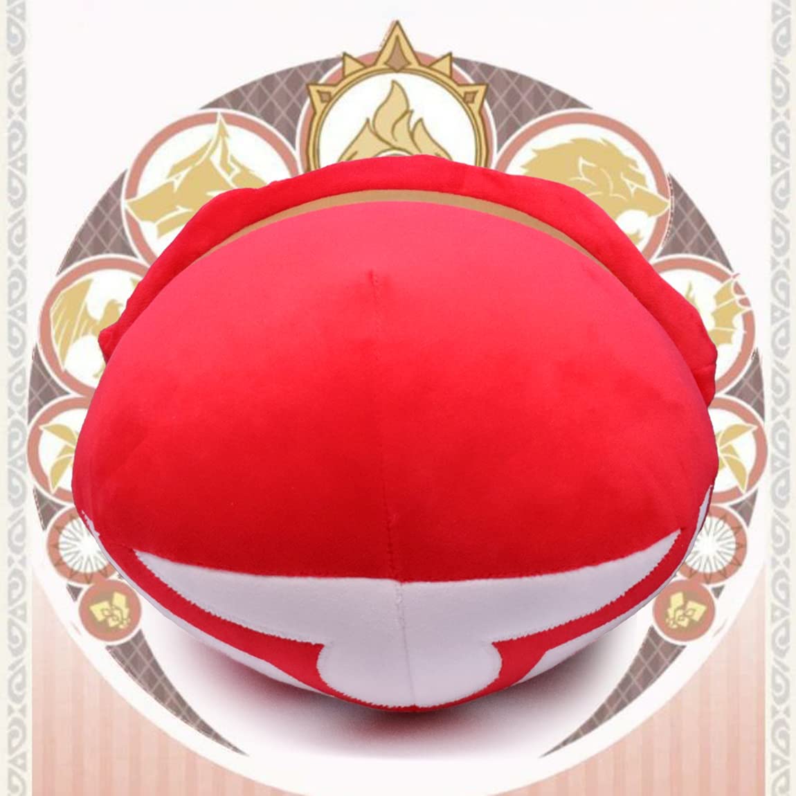 Gen-shin Impact Plush Bouncing Bomb Ball - 11.81 Inches Plushie Stuffed Doll Toy - Game Animation Peripheral Plushie Pillow for Cosplay Props Fans