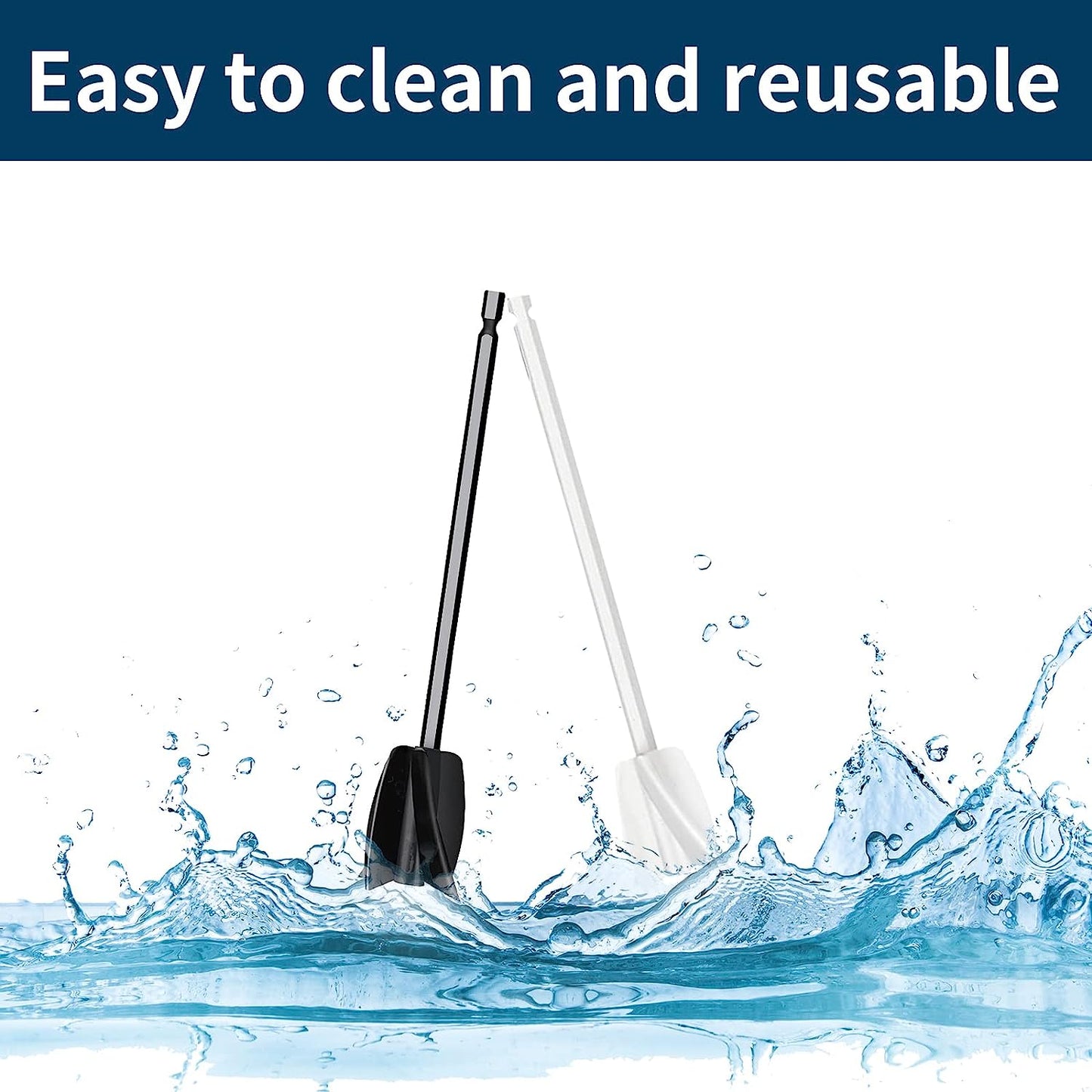 Paint Mixer for Drill, Epoxy Resin Mixer Tool Paint Mixer Drill Attachment, Drill Paint Mixer Drill Mixer Attachment, Reusable Mud Cement Paddle Mixer Paint Stirrer for Drill (2 Pcs)