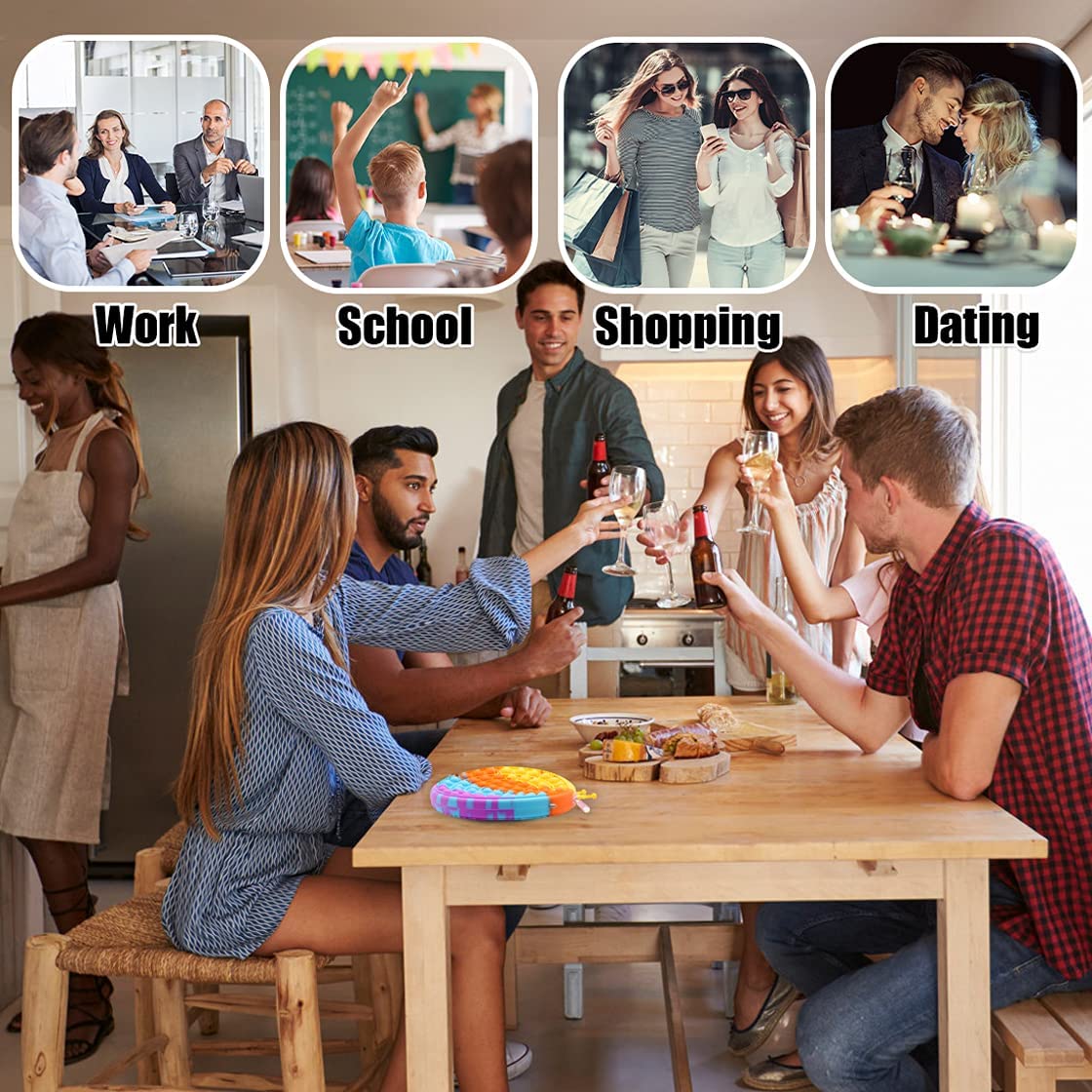 Pop Purse Bag ,Shoulder Bag for Girls Fidget Toys,Pop Bubble Fidget Sensory Toys,Christmas, Halloween, Birthday, The Best Gift for Kids Can Effectively Reduce Stress