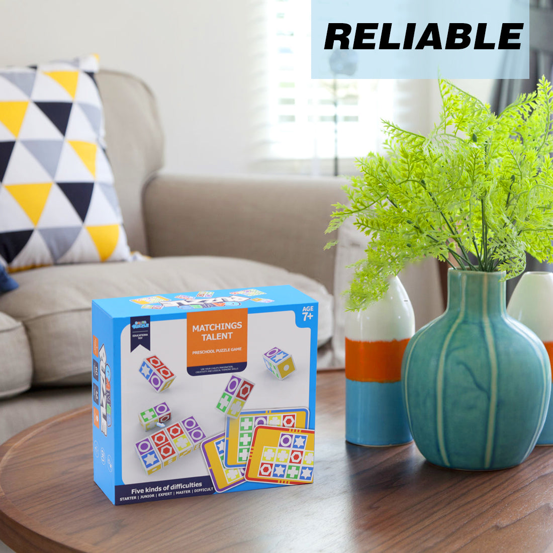 Uzzle Game from New Wave Match Puzzle Games Matching Game Puzzle Toys Parent-Child New Puzzle Games Blocks Matching Game by New Wave Match Game New Games The Puzzle Game (Plastic Material)…